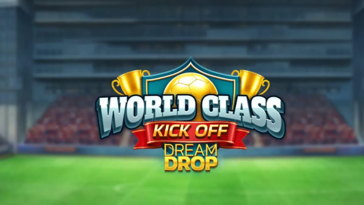 World Class Kick Off Dream Drop স্লট গেমের ইন্টারফেস